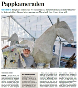 ”Pappkameraden” Mitteldeutsche Zeitung vom 25.04.2019
